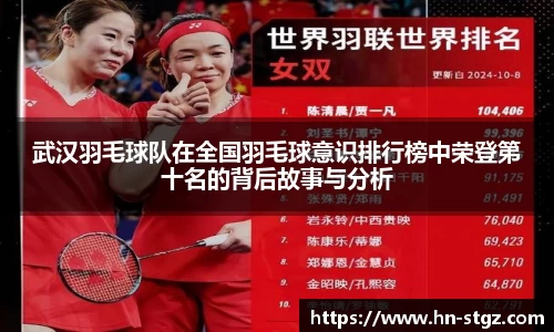 武汉羽毛球队在全国羽毛球意识排行榜中荣登第十名的背后故事与分析